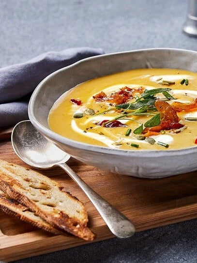 Apple-Cheddar Squash Soup