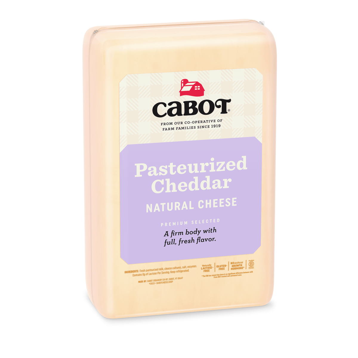 Cabot Current Pasteurized Cheddar Cheese, Print Cabot Foodservice