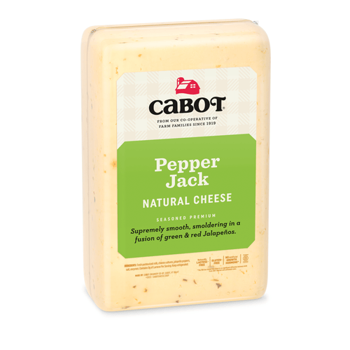 Cabot Creamery Food Service-Cheese-Cabot Creamery-10.7lb Prints-Cabot Pepper Jack Cheese, Print
