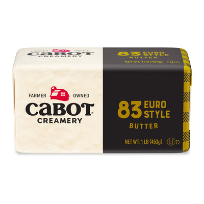 83% European Style Unsalted Butter, Solids
