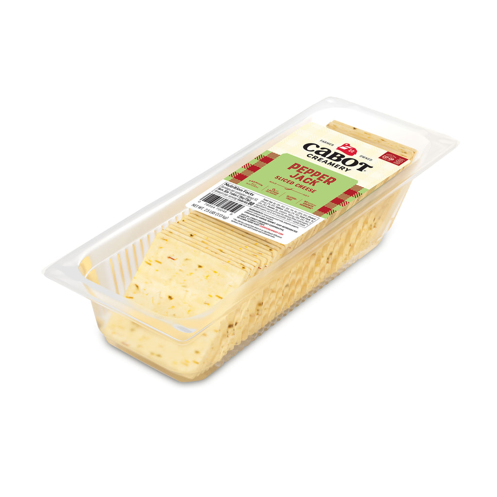 Cabot Pepper Jack Cheese, Slices