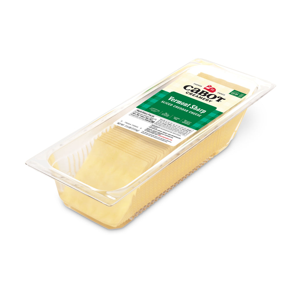 Cabot Sharp Cheddar Cheese, Slices