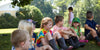 Kids enjoying a Farm Camp at Fairmont Farm's Summer Camp.