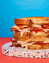 Butter Grilled Cheese with Cheddar, Guava Jam & Ham