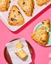 Sour cherry scones