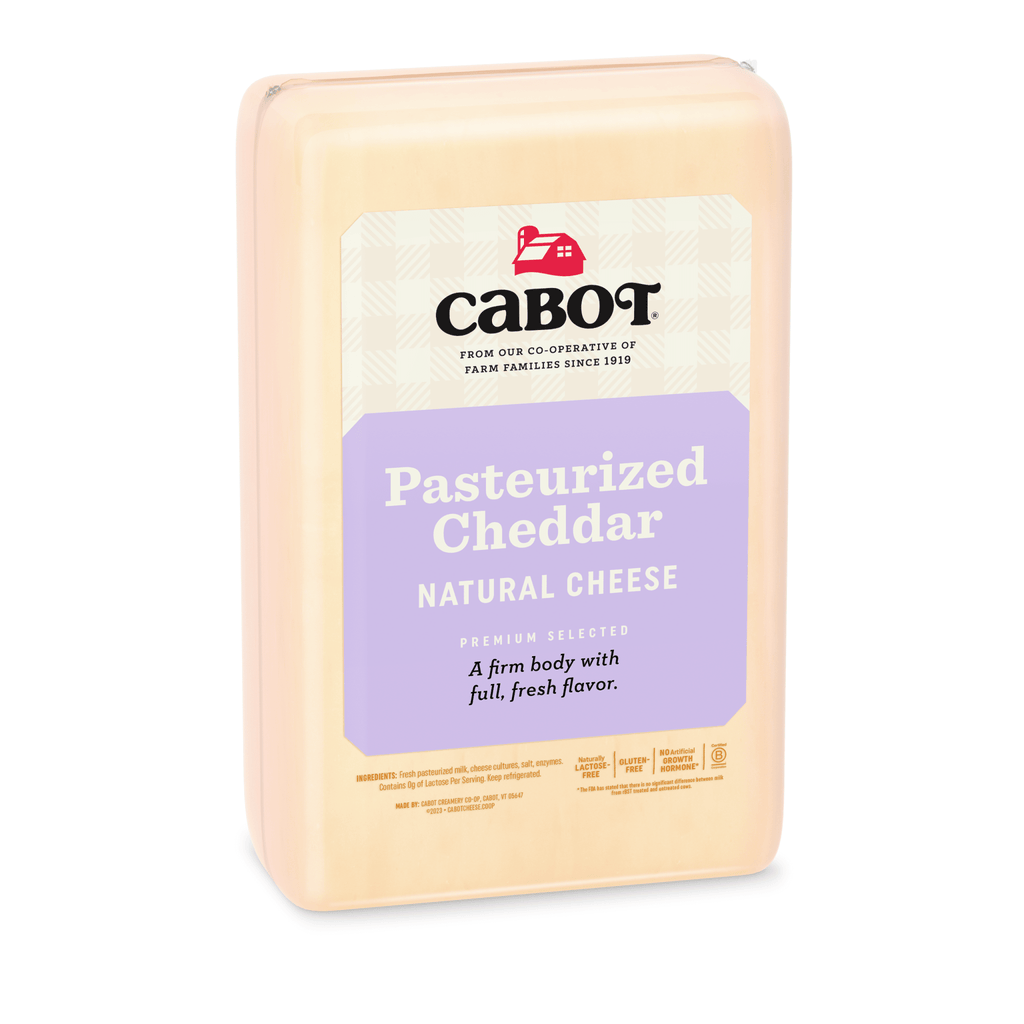 Cabot Creamery Food Service-Cheese-Cabot Creamery-10.7lb Prints-Cabot Current Pasteurized Cheddar Cheese, Print