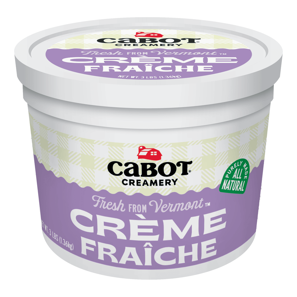 Cabot Creamery Food Service-Cultured-Cabot Creamery-3lb Cultured-Creme Fraiche