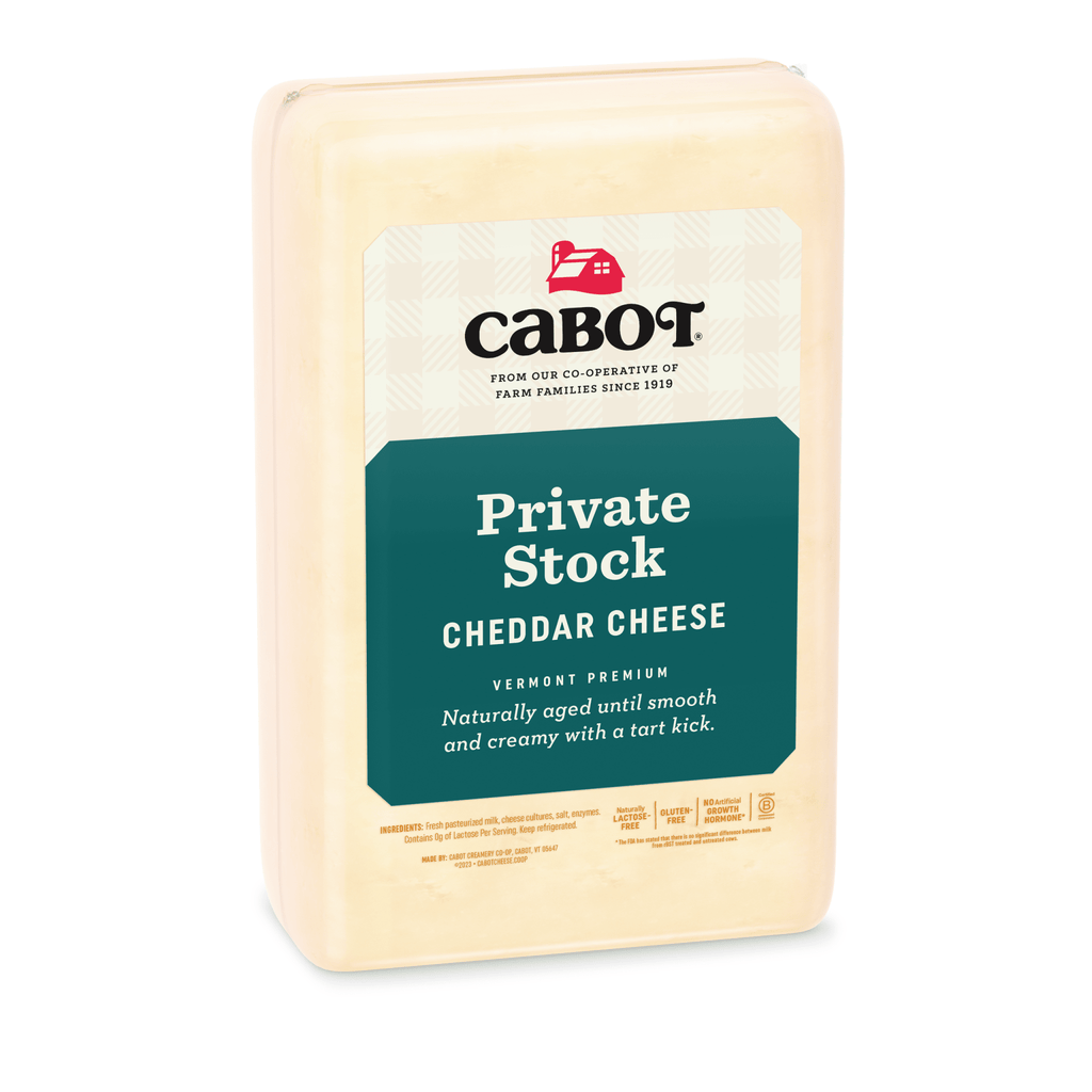Cabot Creamery Food Service-Cheese-Cabot Creamery-10.7lb Prints-Cabot Private Stock Cheddar Cheese, Print
