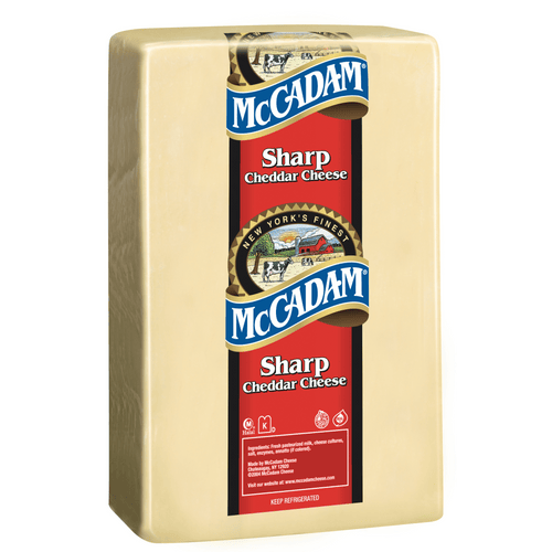 Cabot Creamery Food Service-Cheese-McCadam-10.7lb Prints-McCadam Sharp Cheddar Cheese, Print