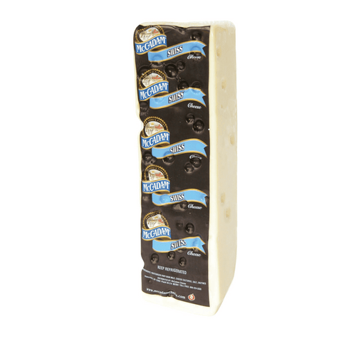 Cabot Creamery Food Service-Cheese-McCadam-8lb Loaves-McCadam Swiss Cheese, Loaf