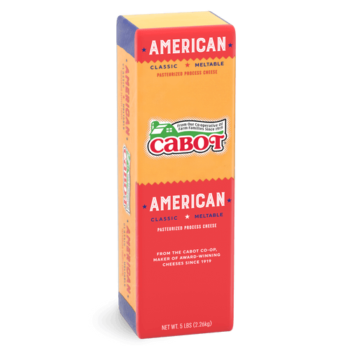 Cabot Creamery Food Service-Cheese-Cabot Creamery-5lb Loaves-Cabot Yellow American Cheese, Loaf
