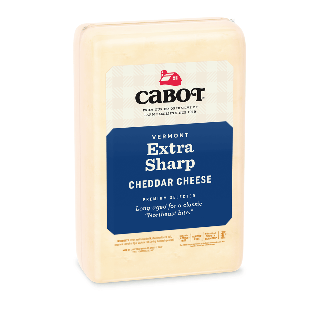 Cabot Creamery Food Service-Cheese-Cabot Creamery-10.7lb Prints-Cabot Extra Sharp Cheddar Cheese, Print