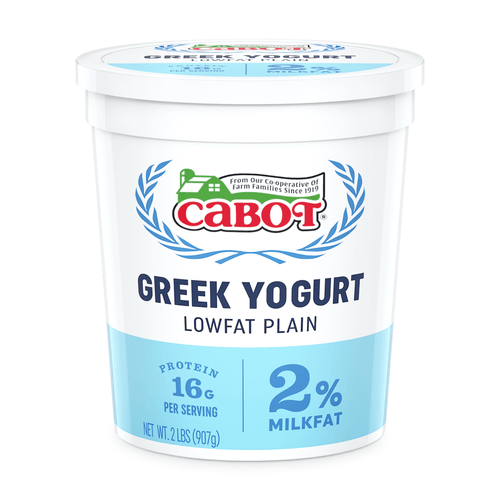 Cabot Creamery Food Service-Yogurt-Cabot Creamery-2lb-Lowfat Plain Greek Yogurt