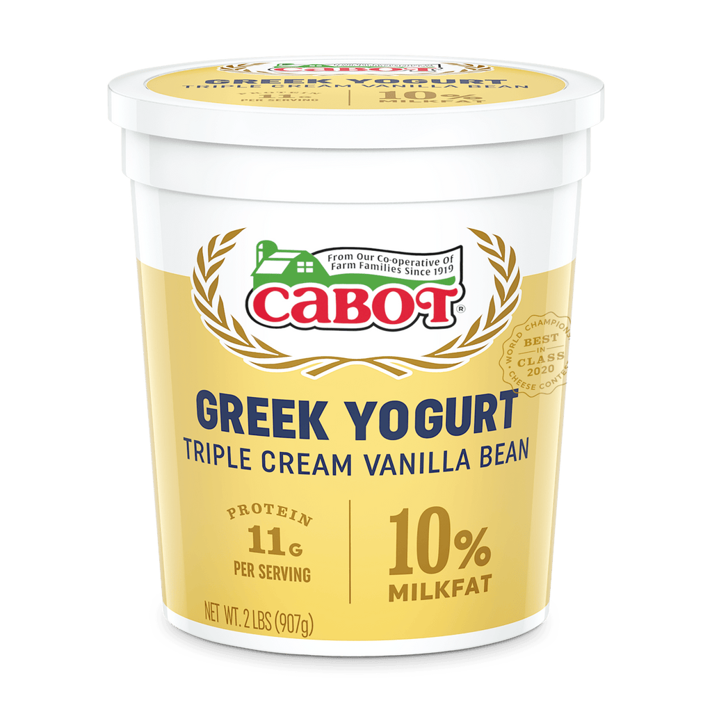 Cabot Creamery Food Service-Yogurt-Cabot Creamery-2lb Yogurt-Triple Cream Vanilla Bean Greek Yogurt