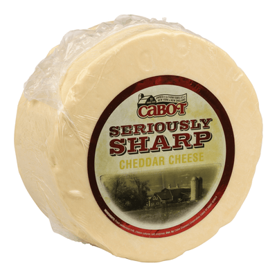 Cabot Seriously Sharp Cheddar Cheese, Flat